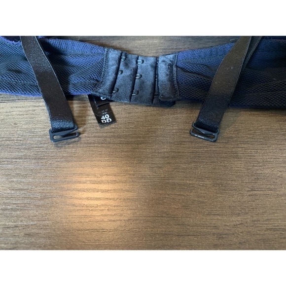 Torrid Black & Blue Strappy Mesh Cage Bra 40DD (E) - Picture 10 of 16